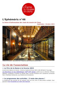 Amis du musée de Cluny Ephemeris 46