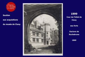 Cour hotel cluny Rochebrune 1999