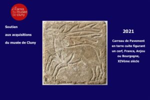 Carreau pavement cerf JC Ton-That