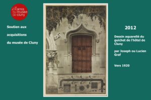 Dessin porte hôtel de Cluny 2012