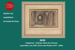 Frigidarium aquarelle Victor-Jean Nicolle