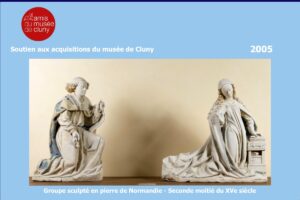 Groupe sculpté Annonciation ClunyAnnonciation 2005
