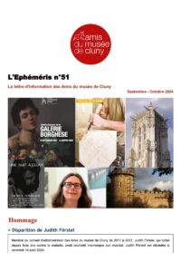 EPHEMERIS 51 – Amis musée de cluny